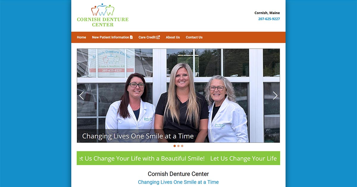 Cornish Denture Center, Dentures, Immediate Dentures, Partial Dentures